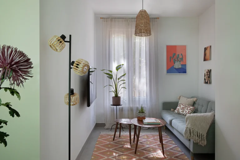 Beata, salón - Trabajo realizado por Studio Vanesa Casas