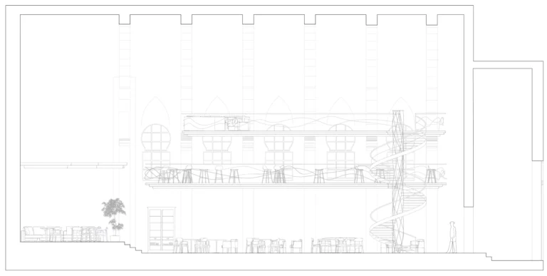 Imagen proyecto concurso Conceptualización "Restaurante Social" Fundación Luz Casanova